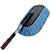 Produktbild Einziehbarer Auto Staubwischer, HiKeep Microfiber Autowasch Staubwedel Duster Bürste mit Abnehmbar Teleskopstiel für Auto, Haushalt (Blau)