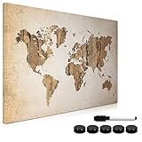 Organiza con estilo: Puedes pintar y borrar sobre el tablero magnético. También puedes colgar notas, postales y fotos o usarlo como planificador, por ejemplo, para tu próximo viaje o proyecto.