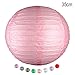 Produktbild EinsSein 1 x LAMPION Large rosa DM 35cm Hochzeit Wedding Laterne Papierlampion