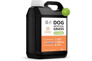 DogsLife Artificial Grass Cleaner - Dog Safe, Pet Disinfectant & Lawn Deodoriser - Puppy Urine Cleaner & Odour Eliminator 5Liter