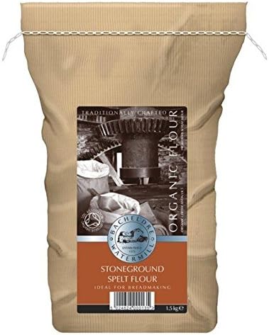 Bacheldre Organic Stoneground Wholegrain Spelt Flour 1.5kg - Pack of 2