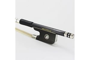 Arco de viola de fibra de carbono texturizado 4/4 VingoBow Sonido dulce y cálido