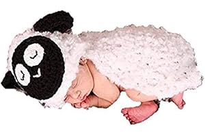 Matissa nouveau-né bébé fille/garçon en tricot crochet Costume photo Photographie Prop Tenues Chapeaux