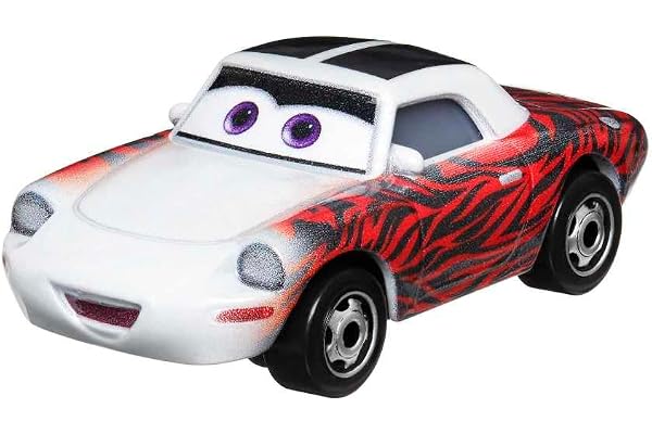 Mattel Sélection Véhicules Racing Style | Disney Cars | Die Cast 1:55 Voiture, DXV29N Cars 3 Single:Mae Pillar-Durey