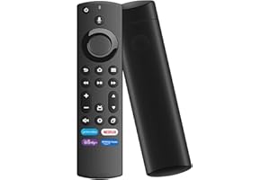 XIAODIB Ersatzfernbedienung für F-i-e TV Stick (2 Gen, 3 Gen, 4K, Lite) für Smart TV Cube (2 Gen, 3 Gen), Insignia/Toshiba TV mit Vier Schnelltasten und Sprachfunktion