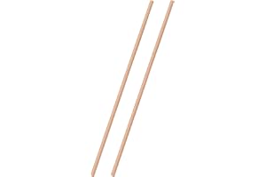 M METERXITY 2-Pack Copper Round Rod 6mm Dia. 11.81 Inch Length T2 Stock Solid Rod Lathe Bar for Metal Crafts DIY/Gardening/Industry/Decoration Pure Copper Tube