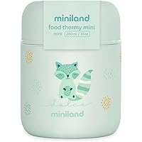 Thermos Baby Miniland 240ml In Acciaio Inox - Biberon Termico Mantemperatura Con Tettarella - Foto 8