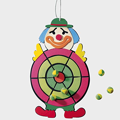 Preisvergleich Produktbild babywalz Baby-Walz Klettwurfspiel Clown Kindersport, Mehrfarbig