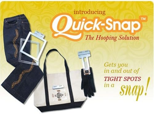 Magna Hoop Quick-Snap for Melco EP4/ Janome MB4 by Designs in Machine Embroidery