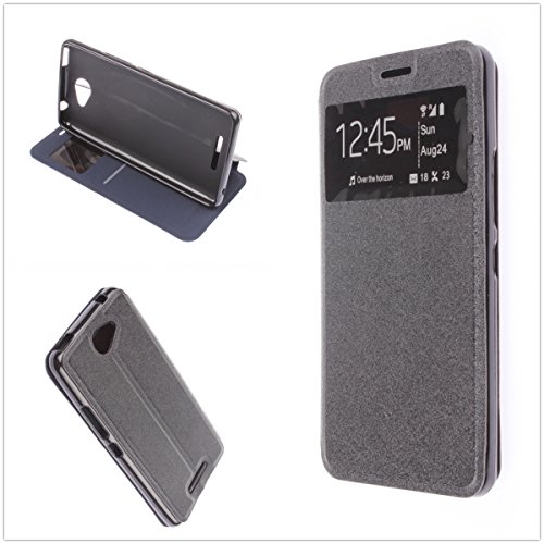 Misemiya    Funda BQ Aquaris U BQ Aquaris U Lite - Funda   Protector Cristal Templado  Cover Sport Sporte Negro