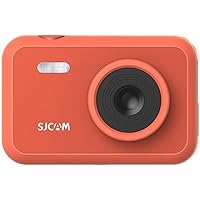 SJCAM FunCam 2" LCD Kids HD Digital Action Camera with in-Built Games for Children & Adult Kids (Red)