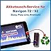 Produktbild Akkutausch für Navi/ Navigationsgerät Navigon 72/ 92, Easy, Plus, Live, Premium ACHTUNG!!! Ohne vorher zugesendetes Versandmaterial!!! Sehen Sie dafür bitte in die Angebote Premiumtausch *Akkutauschen.de ist ausgezeichnet mit dem Qualitätssiegel Werkstatt N des Rates für Nachhaltige Entwicklung*