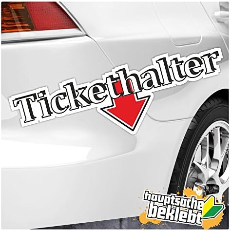 Kiwi Star Ticket Holder Available in 7 Sizes Multi Colour Sticker Fun Sticker Colored