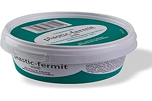 Plastic-Fermit weiß, Dauerplastische Dichtungsmasse, temperaturbeständig bis über 100°C (500g Dose)