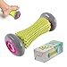 Produktbild IREGRO fussroller Muskel Roller Stick, Hand und Fuß Massage Roller, faszien rolle fussroller massage stick, Handgelenke und Unterarme Übungsroller, Recovery Tool für Plantar Fasciitis (Grau Rad)