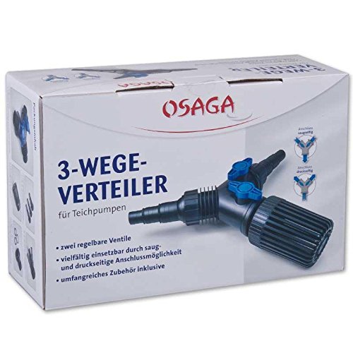 OSAGA 3 Wege Y-Verteiler für Teichpumpen und Schläuche - 3