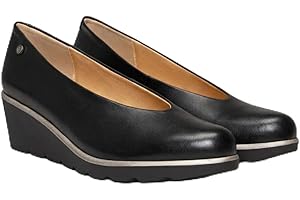 miMaO. Zapatos con cuña y Plantilla de Gel para Mujer. Cuñas cómodas con Plantilla de Gel. Fabricación Española