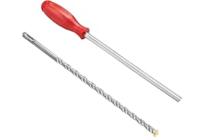 ColumPRO Procourse Hole Clearing Tool with 12 mm x 300 mm SDS Masonry Drill Bit for Damp Proofing, Dry Rod Installation.