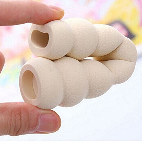 ZJchao Türgriff Stopper Schutz Puffer Schaumstoff 5 Stücke (Weiß) - 2