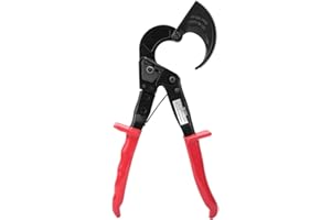 RASTKY Coupe de Câble à Cliquet HS-325A - Outil de Coupe en Cuivre et en Aluminium HCS de 240 ², Conception Ergonomique à Long Terme, Poignée épaisse sans Glissement avec Verrouillage et Résistant à