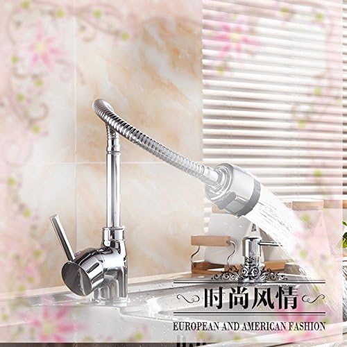 WEIXXOO Single hole chip spool new cold chef go copper to tap sink of Hot 360 single screw room Faucet