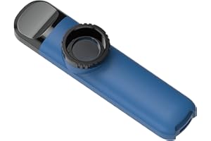 Koldot Easy to Learn Musical Instruments Colorful Kazoos with 4 Replacement Flutes Diaphragms Lanyard (Blue)