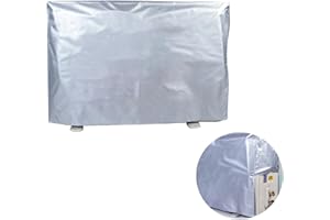 Biglumin Klimaanlage abdeckung – Außenklimaanlagenabdeckung, fensterabdeckung klimaanlage, Schutzhülle für Außenklimaanlage ist wasserdicht, staubdicht und sonnenbeständig. (1,5p: 80x30x53cm)