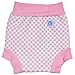 Splash About Kids' Reusable Swim Happy Nappy - Pink/White Gingham, Large (6-14 Months)