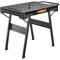 Table De Soudage Réglable GOPLUS – Plateau Inclinable 5 Niveaux, Hauteur 80-95 Cm, Supporte 180 Kg, Pliante Avec Roues – 78x51 Cm