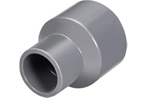 MroMax 5 pezzi PVC riduttore accoppiamento programma 25mm x 20mm presa tubo raccordo adattatore connettori per uso domestico o industriale grigio