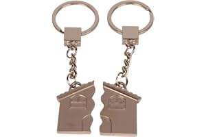 Formano 655448 Llavero con forma de casa ideal para parejas o compañeros de piso