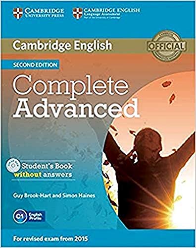 Complete Advanced Student's Book without Answers with CDROM Second Edition