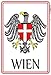 Produktbild Wien stadtwappen adler Österreich Austria metal sign deko schild blech projekt