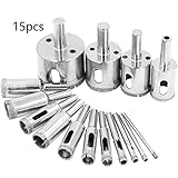 Langlebige Diamant-Bohrer mit guter Leistung - Reduzierte Bohrgeschwindigkeiten, niedriger Bohrdruck und erhöhte Nutzung von Wasserschmierung verlängern die Lebensdauer der Bohrer erheblich.