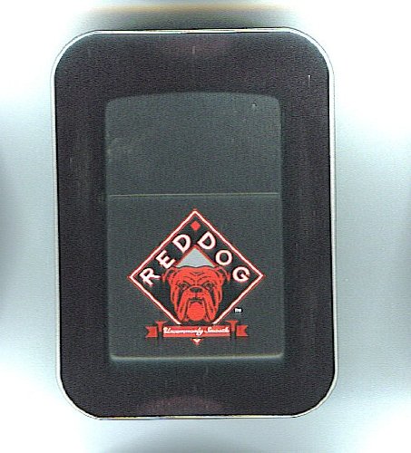 Preisvergleich Produktbild Zippo Schwarz Matt Rot Hund