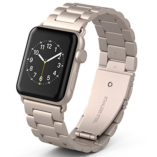 Ersatzarmband für Apple Watch Armband alle Modelle, Edelstahl mit Metallschließe, Texture-Serie/Ultra-dünne Serie - 2