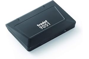 Tampón de Tinta Trodat 9051 para Sellos Entintado Manual, 90 x 50 mm, Negro