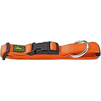 Collare Hunter Vario-Plus Per Cane - Taglia L, Marrone In Nylon Con Antistrappo