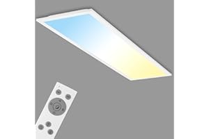 Briloner Leuchten Panel Sufitowy, Tworzywo Sztuczne/Metal, Biały, 60x250x1000mm