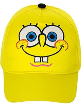 Sponge Bob Baseball Cap für Kinder, original Lizenzware, gelb, Gr. 52 und 54