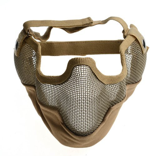 Fancymall Mask AZDENT® Máscara de Malla de protección de la Parte Inferior de la Cara Wargame CS