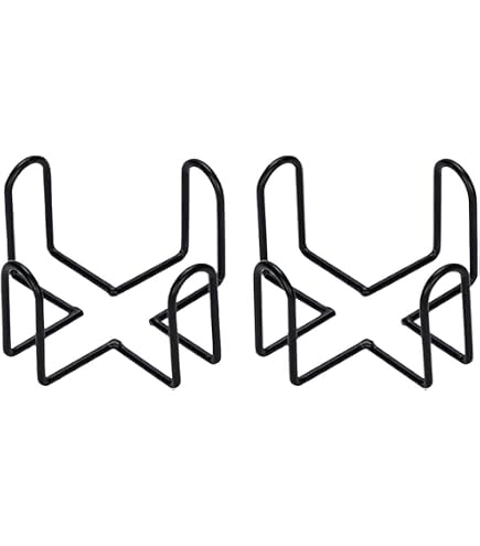 zalati Lot de 4 supports de dessous de verre en métal pour dessous