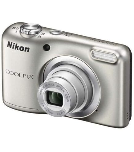 Nikon COOLPIX シルバー デジタルカメラ A10 Nikon Coolpix A10 Camera Kit: Amazon.co.uk: Electronics & Photo