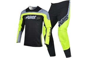 Willbros Hommes Combinaison de Pantalon en Maillot de Motocross Vélo hors Route Offroad MX Ensemble Vêtements D'équitation Adultes