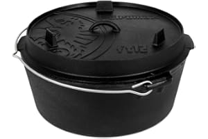 ‎PETROMAX Petromax Feuertopf - Dutch Oven aus Gusseisen für Kochen und Backen