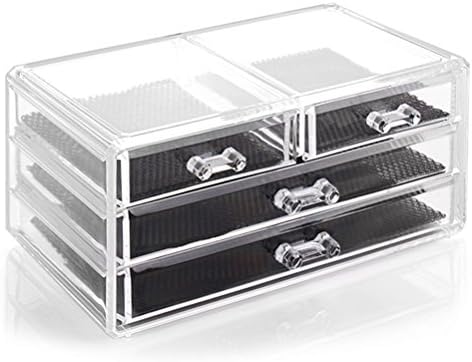 Jewelery storage with 4 pull-out compartments storage of acrylic cosmetics stand make-up organizer storage organizer of the brand MyBeautyworld24