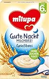 Milupa Gute Nacht Milchbrei Grießbrei ab dem 6. Monat