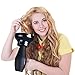 Hairizone Universal Hair Diffuser Adaptable for Blow Dryers with Nozzle Diameter Between 1.7"-2.6" for Curly or Wavy Hair Styling, Shiny Black