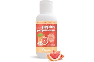 Vitavea - Extrait de Pépin de Pamplemousse 50ml et Vitamine C - Booste les défenses naturelles - Forte concentration en bioflavonoïdes - Complément alimentaire Immunité - 50 jours - Fabriqué en France