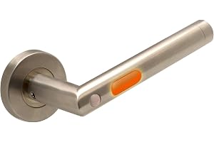 AYR LED Handle 8522LH Smart Rosetthandtag: LED-ljus med rörelsesensor, Satin-stål, Standard
